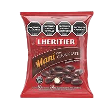 Mani con chocolate x 80g.